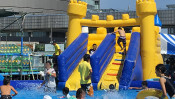 真夏の豊洲にアミューズメントパークが出現!?