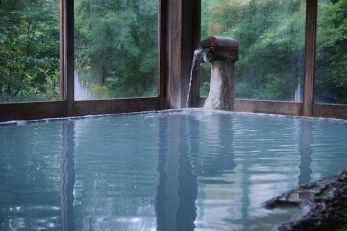 白骨温泉,笹屋,内湯