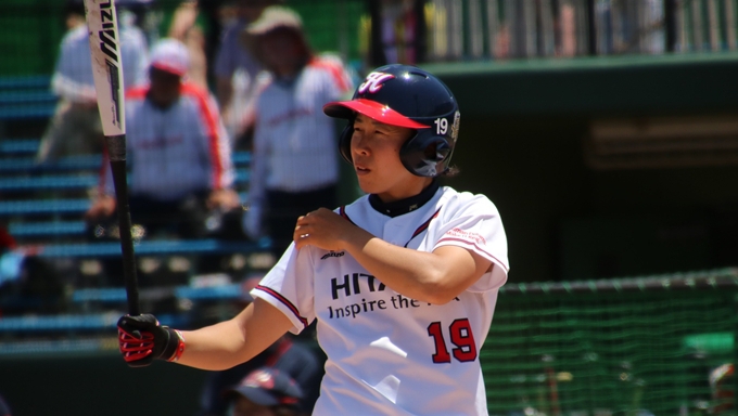 5敗しているし残り全勝する意気込みで日立サンディーバ山田恵里選手【女子ソフトボールリーグ】