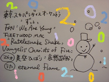 #65 Today's song list  by杏　.JPG