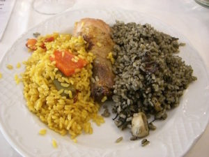 PAELLA REAL２種のパエリア