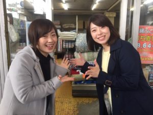 中継コーナーには工藤あやのさんが登場♪