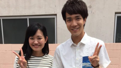 イケメン歌手中澤卓也と新行アナが中継