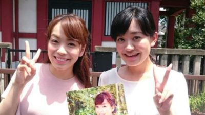 新行アナと杜このみが中継