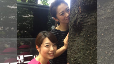 工藤あやのと坂本アナが中継!!