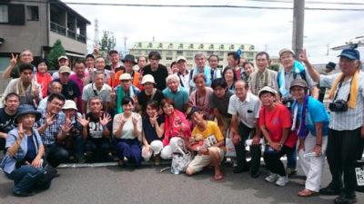 あさみちゆきと新行アナが中継