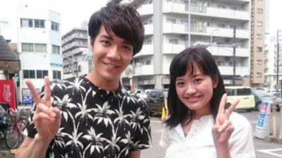 昨日に続いて .. .. 中澤卓也と新行アナと中継
