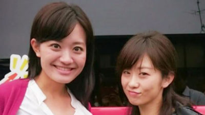 工藤あやのと新行アナで中継