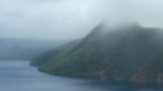 霧の摩周湖