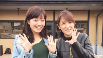 あさみちゆきと新行アナで中継