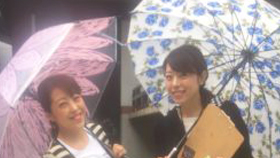 山口ひろみと坂本アナで中継