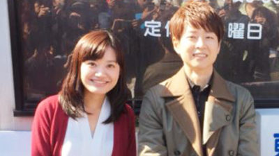 パクジュニオンと新行アナで中継