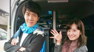 中澤卓也と新行アナで中継