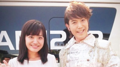 観月ゆうじと新行アナで中継