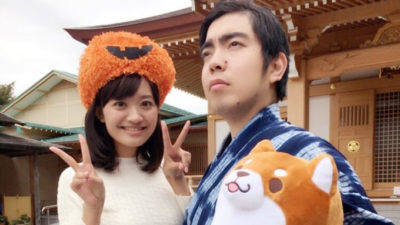 徳永ゆうきと新行アナで中継