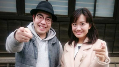 徳永ゆうきと新行アナで中継