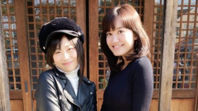 工藤あやのと新行アナで中継