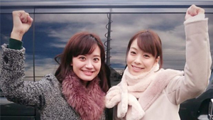 杜このみと新行アナで中継