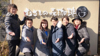 ベイビーブーと新行アナで中継