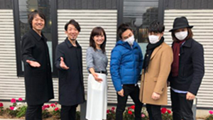 ベイビーブーと新行アナで中継