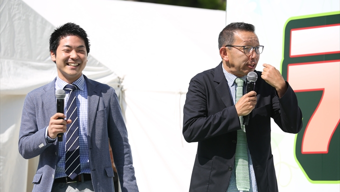 松本アナと新人大泉アナの実況対決で日比谷公園が野球場に?【ラジオパーク情報】
