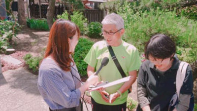京成本線 京成船橋駅で坂本梨紗レポーターが中継