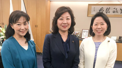 医療的ケア児のママ、野田聖子総務大臣だから語れる、サポートの重要性