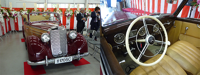 メルセデス ベンツ W136 170S カブリオレB 1951年式 レザーシート