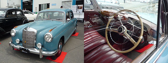メルセデス ベンツ W180U220S ボントン 1958年式 ステアリング ラジオメーター