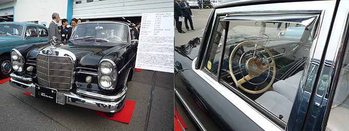 縦目 メルセデス ベンツ W112型 300SE ラング 1963年式 吉田茂 縦形のメーター