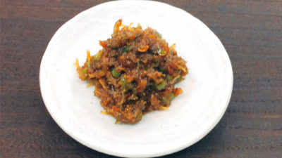 糖業協会プレゼンツ・おいしいレシピ～じゃことピーマンの甘味噌～