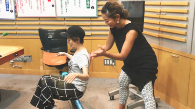 スラックラインを使ったフィットネスの普及をめざしてる 加藤木友香 登場