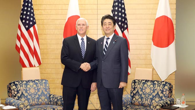 日米貿易協力と一対一路に対する安倍政権の大きな相違