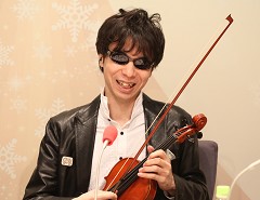 ヴァイオリニスト・増田太郎さん、生登場！