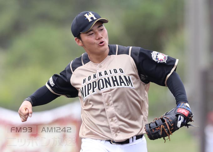 清宮幸太郎 日ハム 練習試合 清宮 稲葉監督 沖縄県 金武町 ベースボール