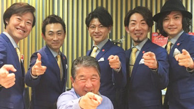 早朝から美声 ベイビー・ブーの皆さんが登場しました