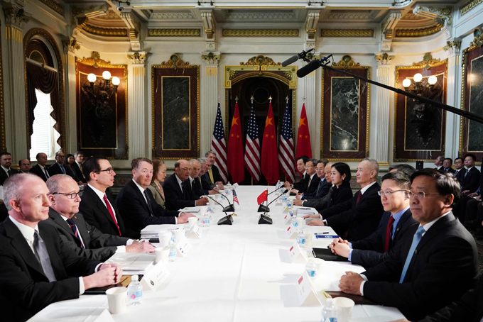閣僚級協議 再開 米中 ライトハイザー 米通商代表 ムニューシン 米財務長官 中国 劉鶴副首相