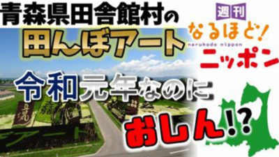 青森県 「青森県田舎館村の『田んぼアート』、令和元年なのに『おしん』！？」の巻