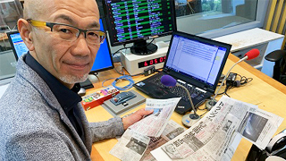 上柳アナ最新の新聞を全てチェック！「新聞チョキチョキ」のコーナー