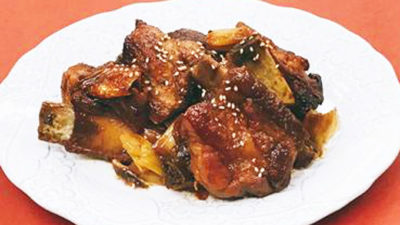 糖業協会プレゼンツめっちゃええレシピ～中川家と食卓～『スペアリブの煮込み』