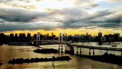 上柳昌彦アナ画伯の1枚 “夕焼け写真”