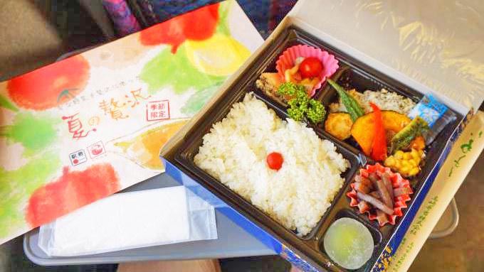 高崎駅「夏の贅沢弁当」(1000円)~夏の終わりに元気が出る駅弁とSL旅!
