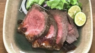 糖業協会プレゼンツめっちゃええレシピ〜中川家と食卓〜『和風味のローストビーフ』