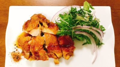 糖業協会プレゼンツめっちゃええレシピ～中川家と食卓～『フライパンで作る鶏の照り焼き』