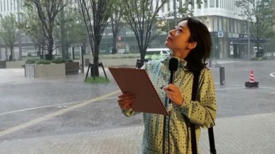 「東京ミッドタウン日比谷」前からレポート