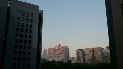 早朝から人がたくさん…