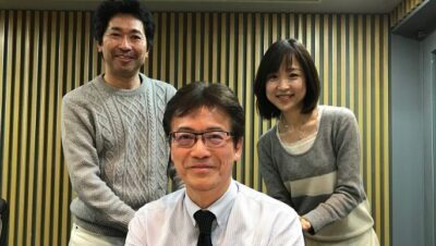 12月10日（火）　コメンテーター野村修也さん、鶴光師匠とご対面で大感激！