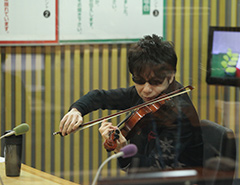 6時台はヴァイオリニスト・増田太郎さんが生出演
