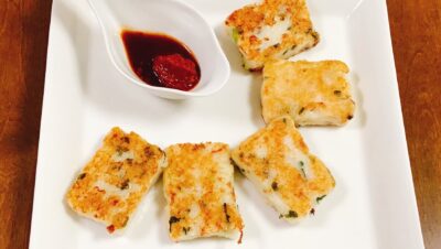 糖業協会プレゼンツめっちゃええレシピ～中川家と食卓～『大根もち』