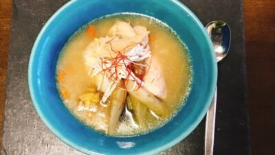 糖業協会プレゼンツめっちゃええレシピ～中川家と食卓～『参鶏湯風スープ』